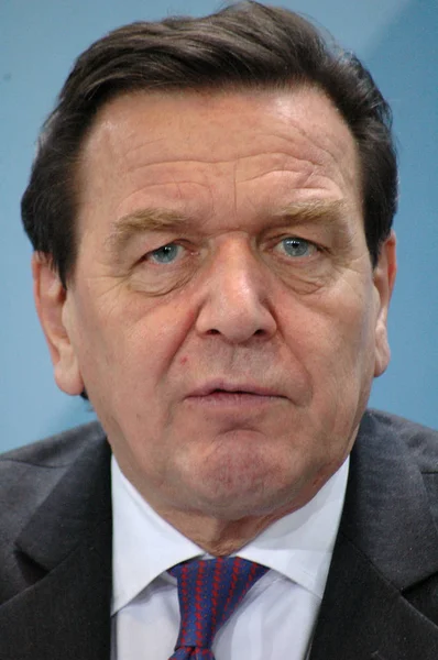 Kanselier Gerhard Schröder — Stockfoto