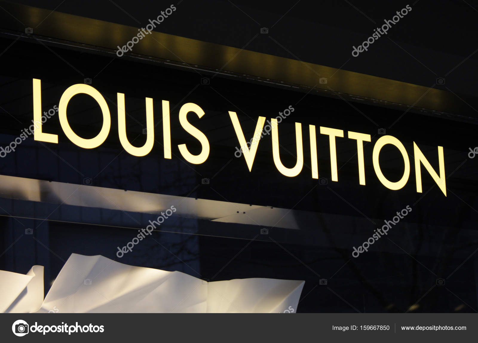 Louis Vuitton Store Sign In Berlin Germany Stock Photo - Download