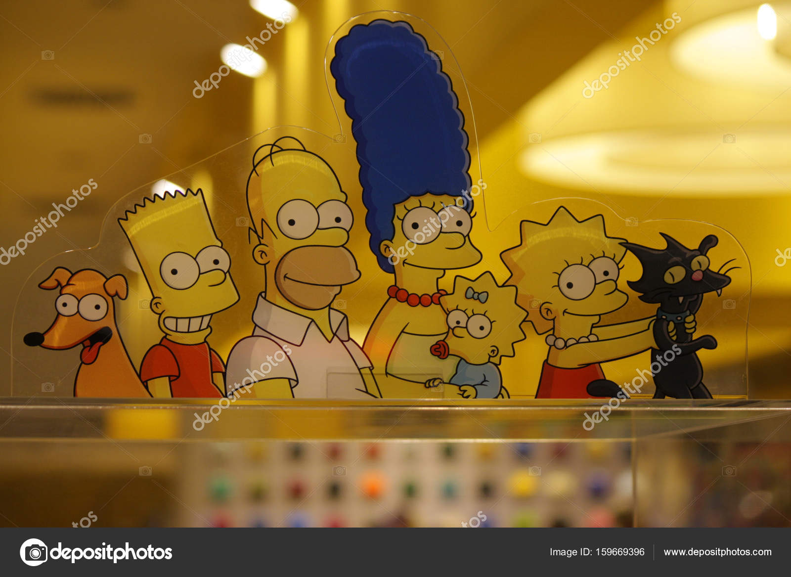 Kreslené postavičky "Simpsonovi": Berlín. - Stock redakční ...