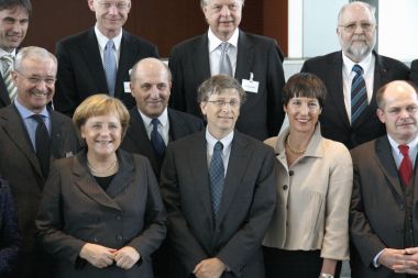 Bill Gates, Angela Merkel