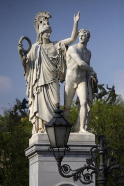 Schlossbruecke Köprüsü'nde heykeller