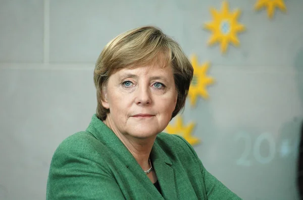 Angela Merkel - Accoglienza per i membri del Congresso PEN — Foto Stock