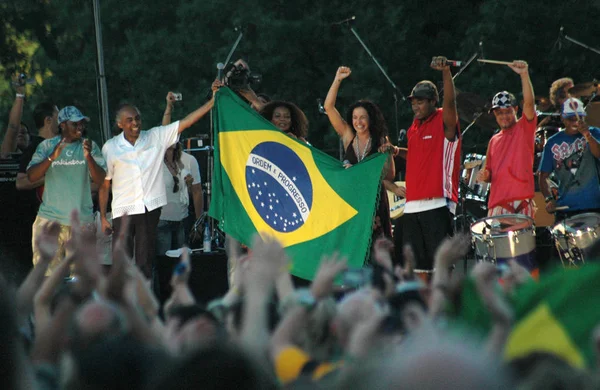 Cantora brasileira Gilberto Gil — Fotografia de Stock