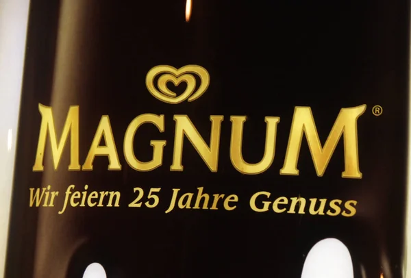 Logotipo da marca "Magnum " — Fotografia de Stock