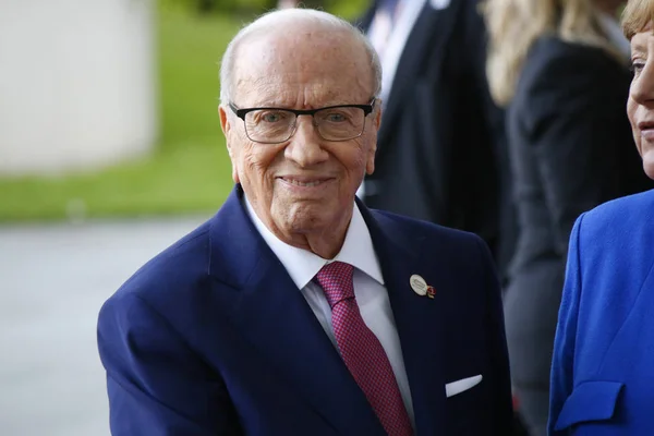Президент Бей Caid Essebsi — стокове фото