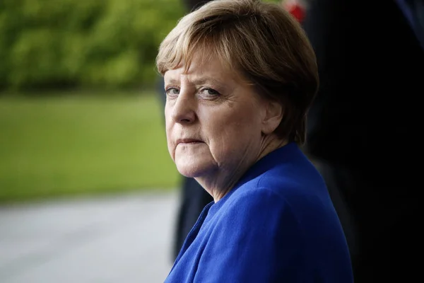 Канцлер Ангела Меркель — стокове фото