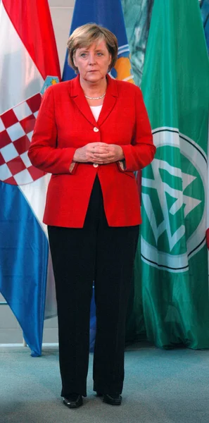 Angela merkel deutsche kanzlerin — Stockfoto