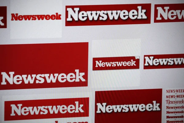 Логотипы бренда "Newsweek " — стоковое фото