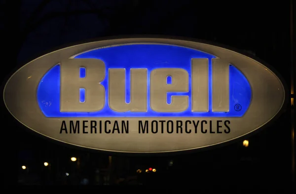 Logo van het merk "Buell Amerikaanse motorfietsen" — Stockfoto