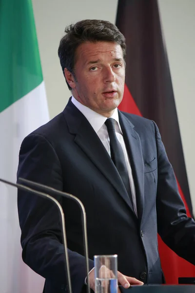 Premier Włoch Matteo Renzi — Zdjęcie stockowe