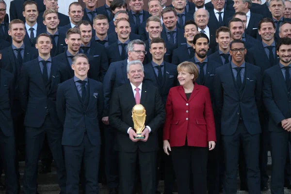 Reunião com a equipa nacional alemã — Fotografia de Stock