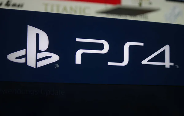 Logo marki "Ps4" — Zdjęcie stockowe