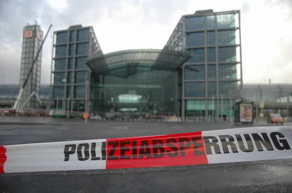 Βλάβη στο κεντρικό σταθμό νέο Βερολίνο: — Φωτογραφία Αρχείου