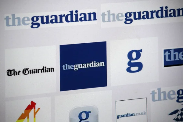 Logos of brand "The Guardian" — Stock Photo, Image