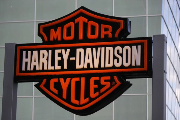 Logo del marchio "Harley Davidson " — Foto Stock