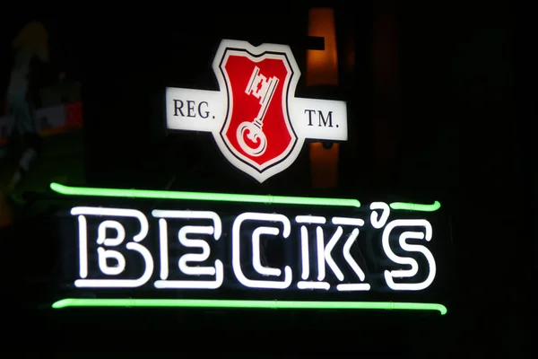 Znak logo "Becks" — Zdjęcie stockowe