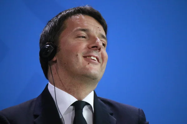 Premier Włoch Matteo Renzi — Zdjęcie stockowe