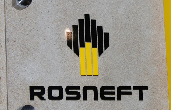 Logo de la marca "Rosneft " — Foto de Stock