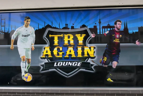 Logo der Marke "try again lounge" — Stockfoto