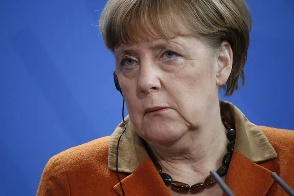 Angela Merkel Tysk kansler - Stock-foto