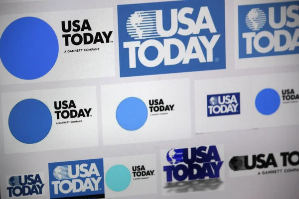 Logos of brand "USA Today" — Stock Photo, Image