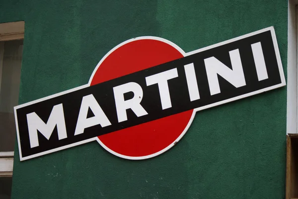 Logo of brand "Martini" — Stock Photo, Image