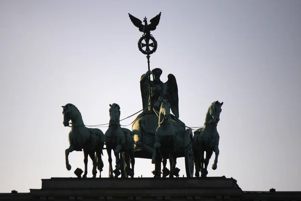 Quadriga of Brandenburg Gate — Stock Photo, Image