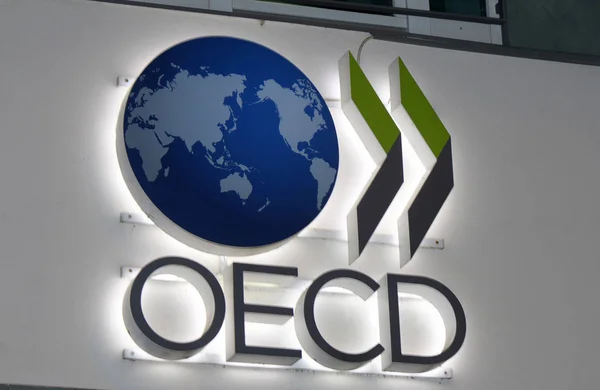 Логотип бренда "OECD " Стоковое Фото