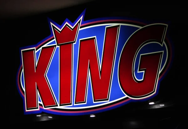 Logo de la marca "Café King " — Foto de Stock