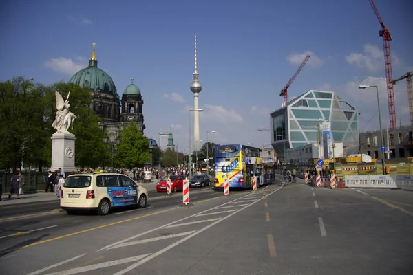 Television tower and Humboldt Box in Berlin — Stock Photo, Image