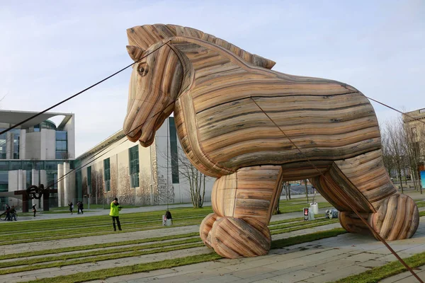 Троянський кінь, Берлін — стокове фото