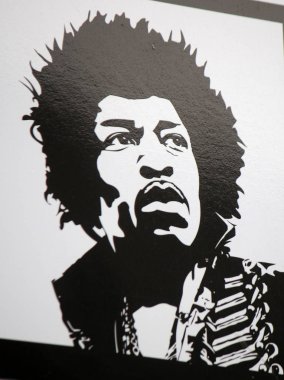 Siyah ve beyaz grafiti 