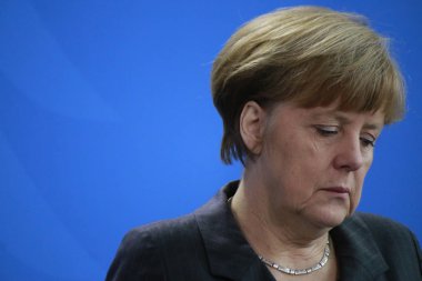 German Chancelor Angela Merkel clipart