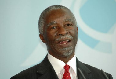 Güney Afrika Cumhurbaşkanı Thabo Mbeki