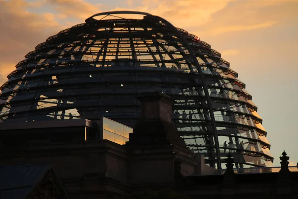 Reichstag大楼圆顶 — 图库照片