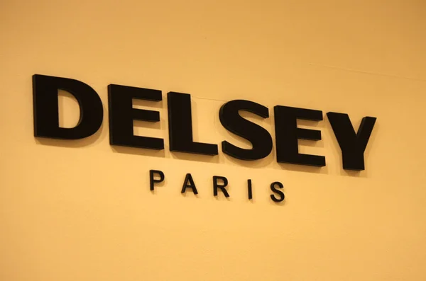 Logo der Marke "delsey" — Stockfoto