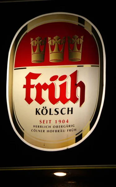 Logo van het merk Frueh Koelsch"" — Stockfoto