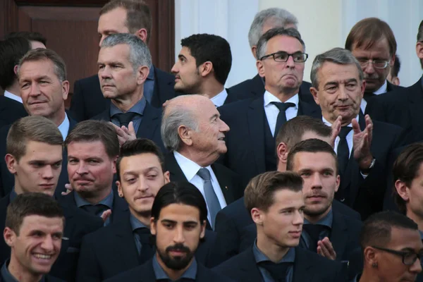 Incontro con la nazionale tedesca — Foto Stock