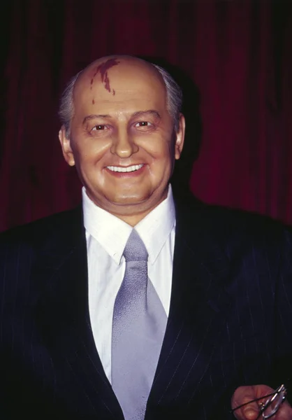 Mikhail Sergeyevich Gorbachev Figure Made Wax — Stock Photo, Image