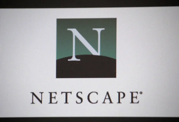 Logotipo do sinal "Netscape " — Fotografia de Stock