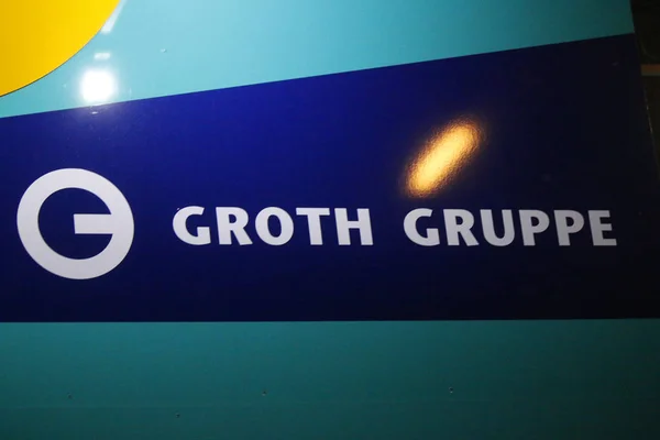 브랜드 "Groth Gruppe의 로고" — 스톡 사진