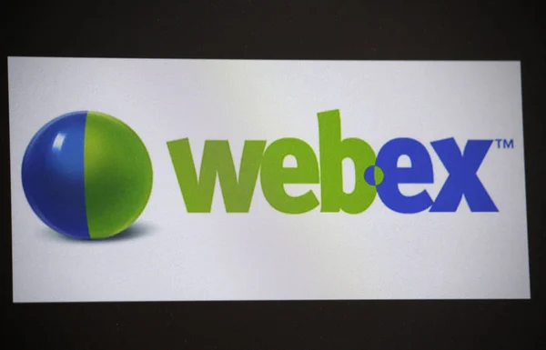 Logo van het merk "Webex" — Stockfoto