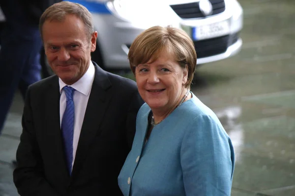 Donald Tusk, Angela Merkel  G20 Summit — 图库照片