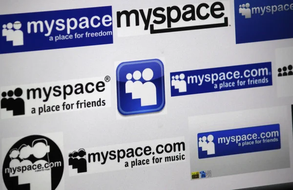 Logo of brand "Myspace" — Stock Photo, Image