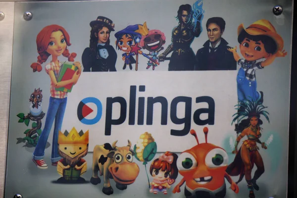 Logo del marchio "Plinga " — Foto Stock