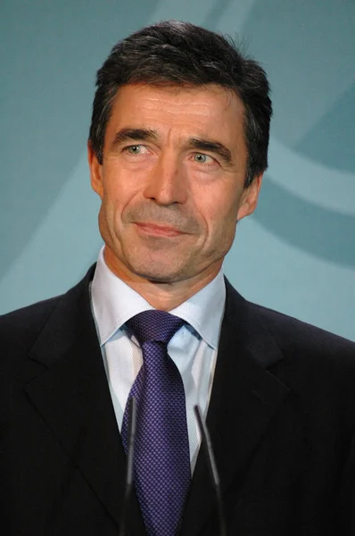 Premier Anders Fogh Rasmussen — Zdjęcie stockowe