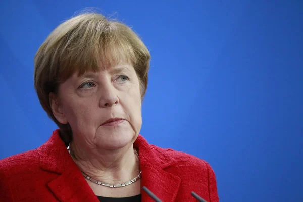Angela Merkel - Reunión de la Canciller alemana —  Fotos de Stock