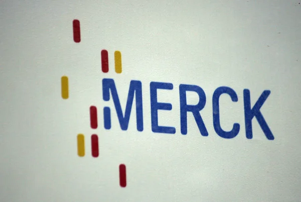 Logo van het merk "Merck" — Stockfoto