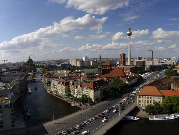 Вид с воздуха: панорама Берлина — стоковое фото
