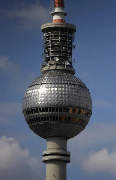 Fotografia aérea: Fernsehturm, Berlim . — Fotografia de Stock